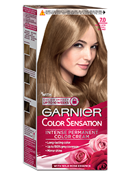 Garnier Color Sensation vopsea de par permanenta, 7.0 Delicate Opal Blond