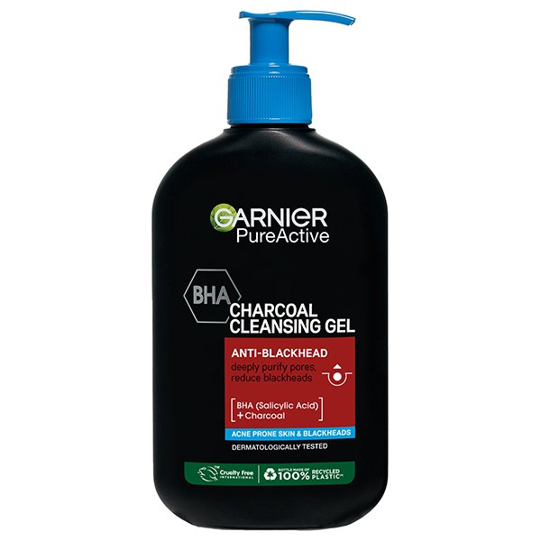 Garnier Gel de curatare pentru ten gras Pure Active Charcoal Cleansing Gel