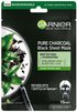 Garnier Masca servetel Pure Charcoal cu ceai negru pentru matifiere