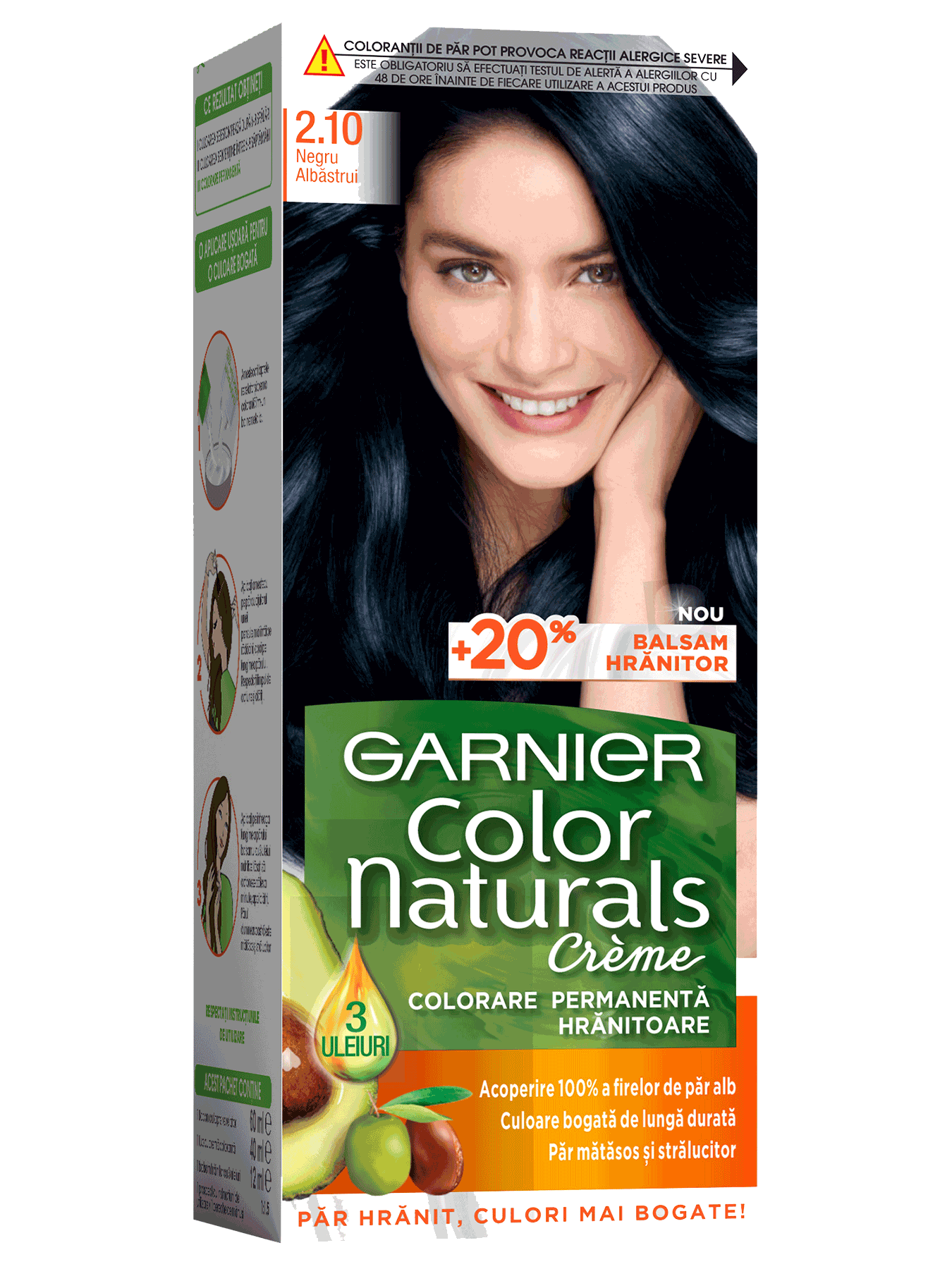  0016 ColorNaturals 210 NegruAlbastrui