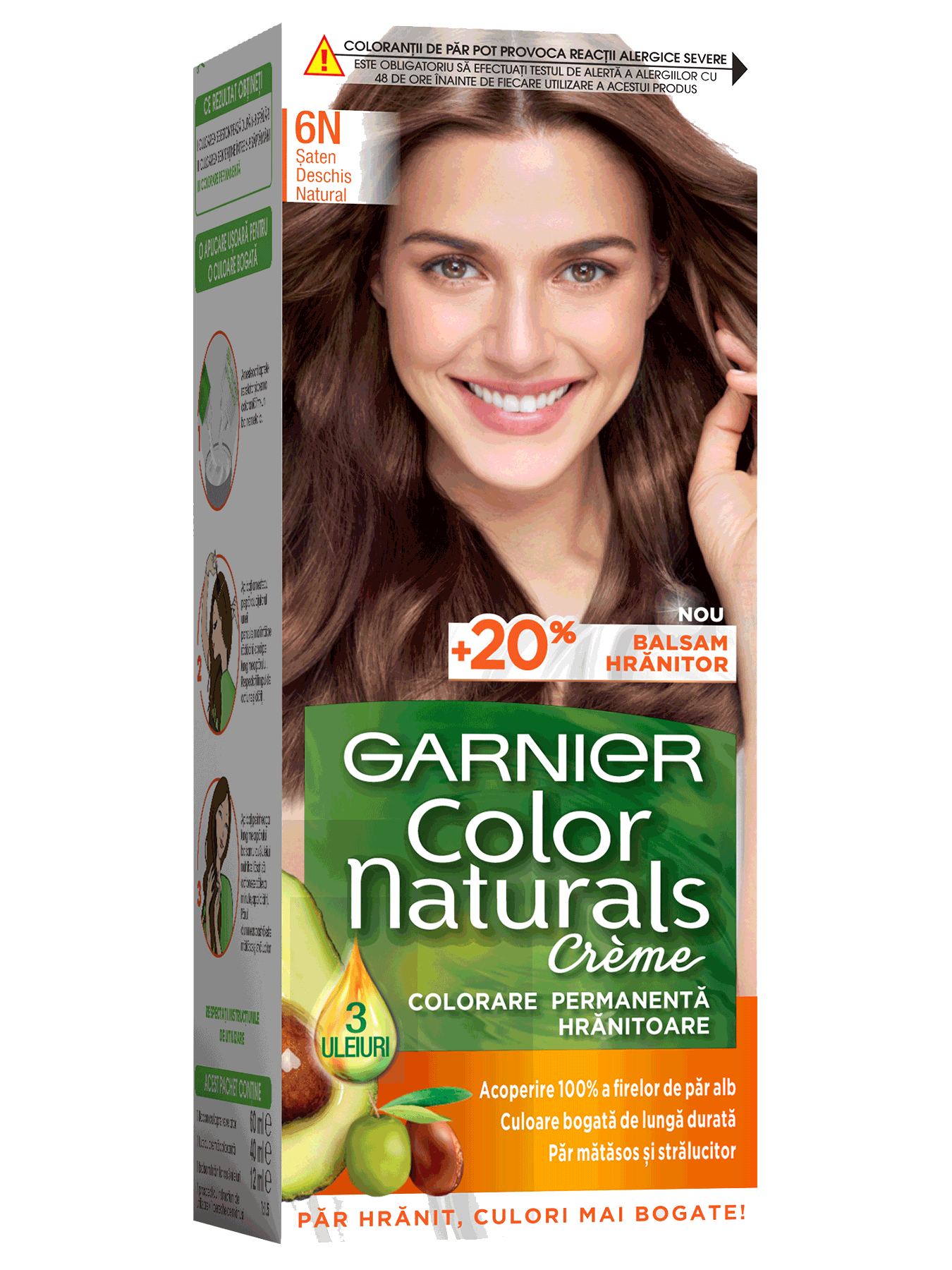  0033 ColorNaturals 6N SatenDeschis