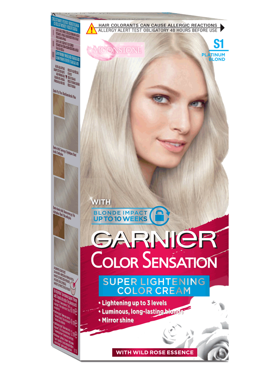 Garnier Color Sensation vopsea de par, S1 Platinum Blonde