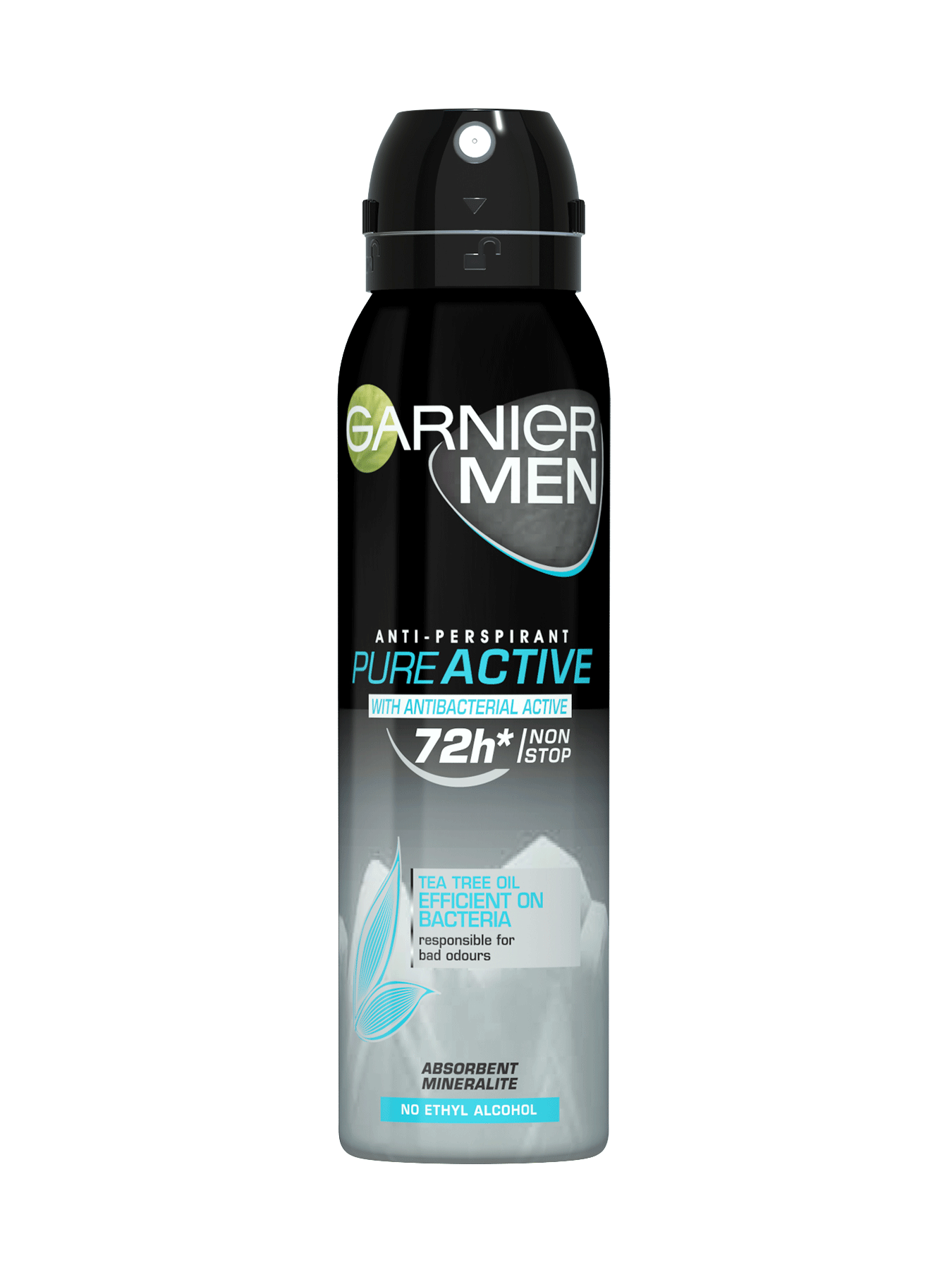 1 0025 Pure Active Men Spray 150 18
