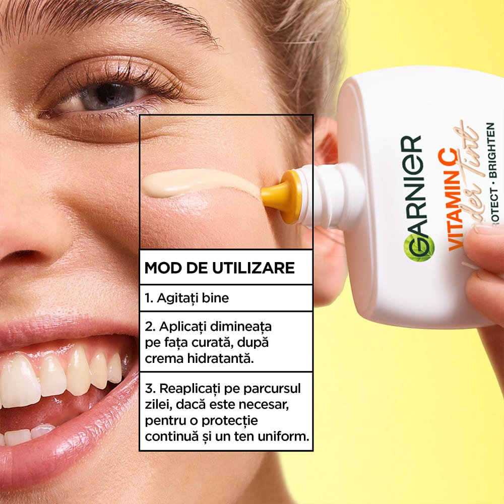 Fluid nuantator cu Vit. C, SPF50+ Wonder Tint Light